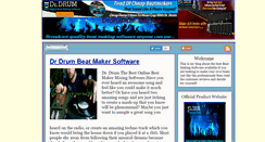 Desktop Screenshot of drdrumbeatmaker.webstarts.com