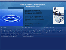 Tablet Screenshot of oklahomawater.webstarts.com