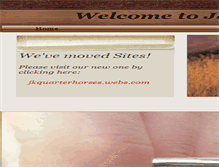 Tablet Screenshot of jkquarterhorses.webstarts.com