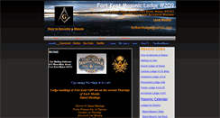 Desktop Screenshot of fortkentlodge209.webstarts.com