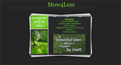 Desktop Screenshot of mow4less.webstarts.com