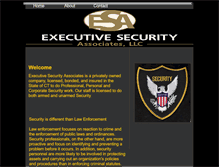 Tablet Screenshot of executivesecurityllc.webstarts.com