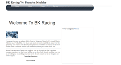 Desktop Screenshot of bkracing.webstarts.com