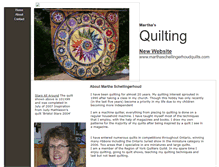 Tablet Screenshot of marthaschellingerhoudquilts.webstarts.com