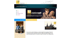 Desktop Screenshot of clarioncall.webstarts.com