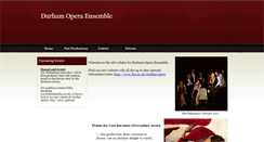 Desktop Screenshot of durhamoperaensemble.webstarts.com