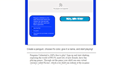 Desktop Screenshot of penguinsunlimited.webstarts.com