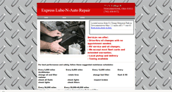 Desktop Screenshot of expresslubenautorepair.webstarts.com