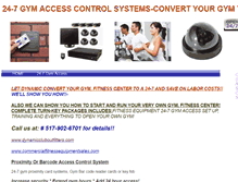 Tablet Screenshot of 247gymaccess.webstarts.com
