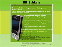 Tablet Screenshot of billschlunz.webstarts.com