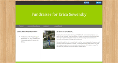 Desktop Screenshot of fundraiserforericasowersby.webstarts.com