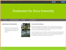 Tablet Screenshot of fundraiserforericasowersby.webstarts.com