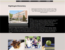 Tablet Screenshot of nightingalparents.webstarts.com