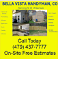Mobile Screenshot of bellavistahandyman.webstarts.com