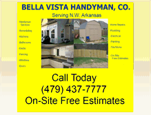 Tablet Screenshot of bellavistahandyman.webstarts.com