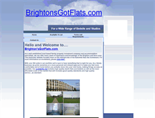 Tablet Screenshot of brightonsgotflats.webstarts.com