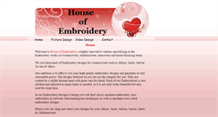 Desktop Screenshot of houseofembroidery.webstarts.com