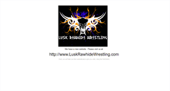 Desktop Screenshot of luskrawhidewrestling.webstarts.com