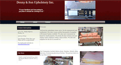 Desktop Screenshot of dennysupholstery.webstarts.com