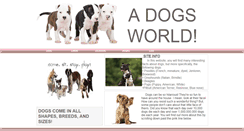 Desktop Screenshot of dogsrcute.webstarts.com