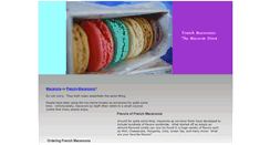 Desktop Screenshot of frenchmacaroons.webstarts.com