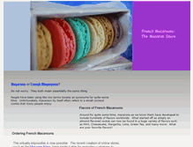 Tablet Screenshot of frenchmacaroons.webstarts.com