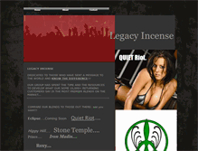 Tablet Screenshot of legacyincense.webstarts.com