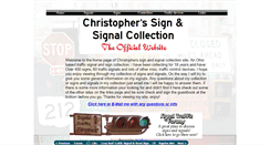 Desktop Screenshot of christopherssigncollection.webstarts.com