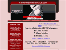 Tablet Screenshot of coloradobadmintonclub.webstarts.com