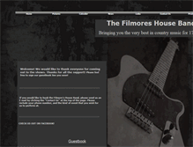 Tablet Screenshot of filmoreshouseband.webstarts.com