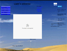 Tablet Screenshot of liamsuniverse.webstarts.com