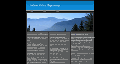 Desktop Screenshot of hudsonvalleyhappeningsinfo.webstarts.com