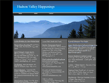 Tablet Screenshot of hudsonvalleyhappeningsinfo.webstarts.com