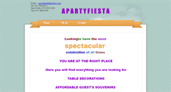 Desktop Screenshot of apartyfiesta.webstarts.com