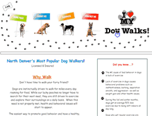 Tablet Screenshot of ilovemydogwalks.webstarts.com