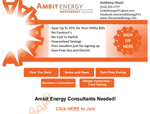 Tablet Screenshot of ambitenergyny1.webstarts.com