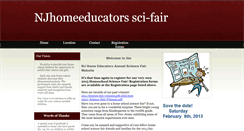 Desktop Screenshot of njhomesci-fair.webstarts.com