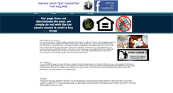 Desktop Screenshot of drugtestforwelfare.webstarts.com