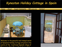 Tablet Screenshot of kynastoncottage.webstarts.com
