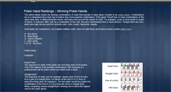 Desktop Screenshot of pokerhands.webstarts.com