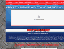 Tablet Screenshot of dynamiccluboutfitters.webstarts.com