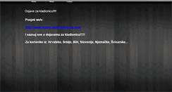 Desktop Screenshot of kladionica-tipovi.webstarts.com