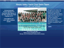 Tablet Screenshot of ivyswimteam.webstarts.com