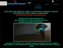 Tablet Screenshot of federationphaser.webstarts.com