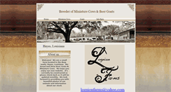 Desktop Screenshot of lognionfarms.webstarts.com