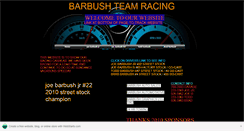 Desktop Screenshot of barbushteamracing.webstarts.com