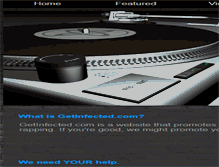 Tablet Screenshot of getinfected.webstarts.com