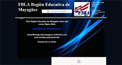 Desktop Screenshot of fblaregiondemayaguez.webstarts.com