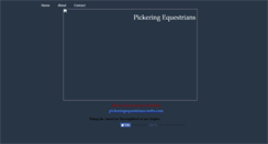 Desktop Screenshot of pickeringequestrians.webstarts.com