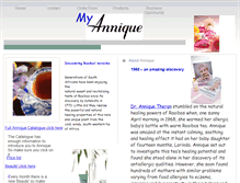 Tablet Screenshot of myannique.webstarts.com